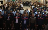 برگزاری آیین نکوداشت هفته کارگر در شرکت فولاد اکسین